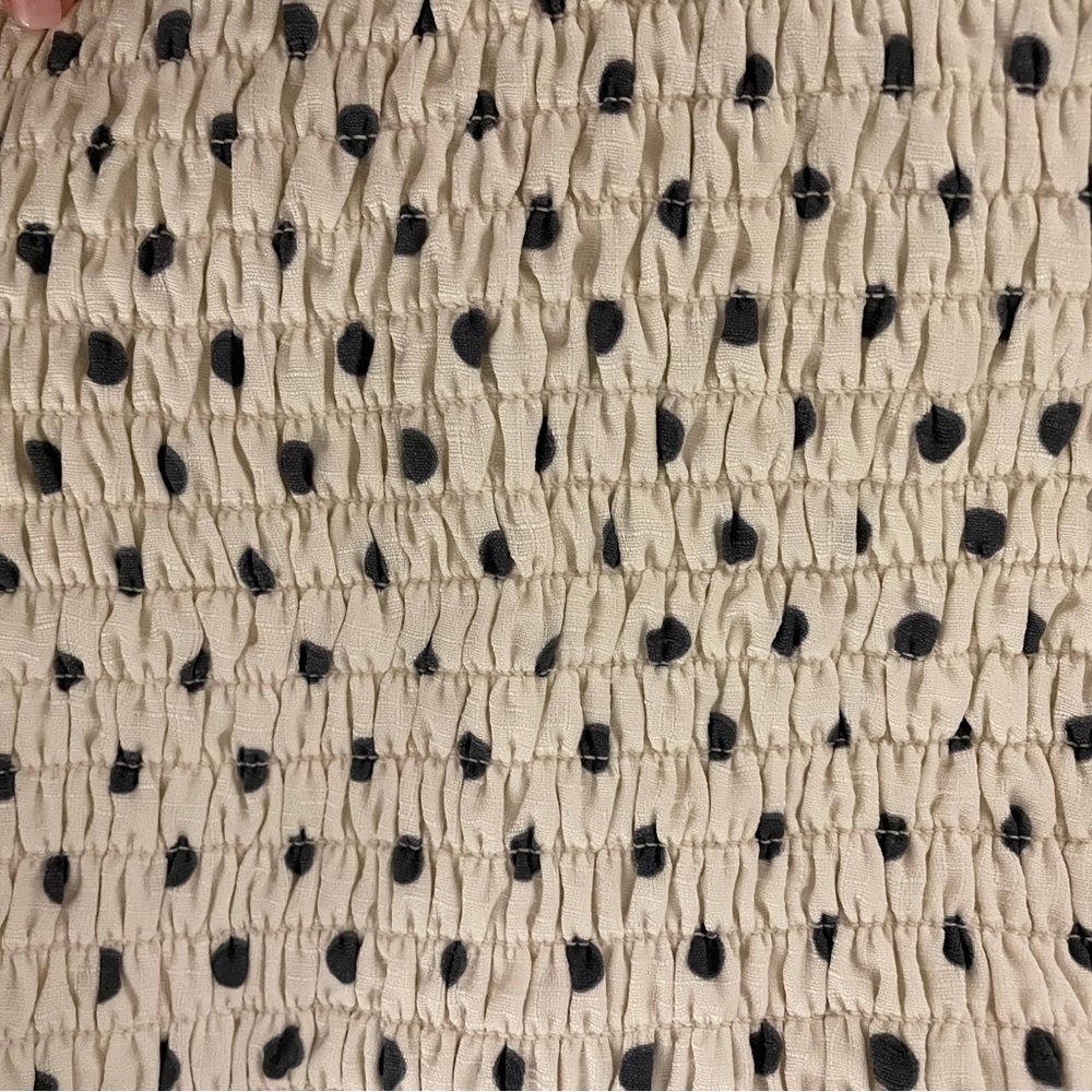 Polka dot mini dress from Franchesca’s